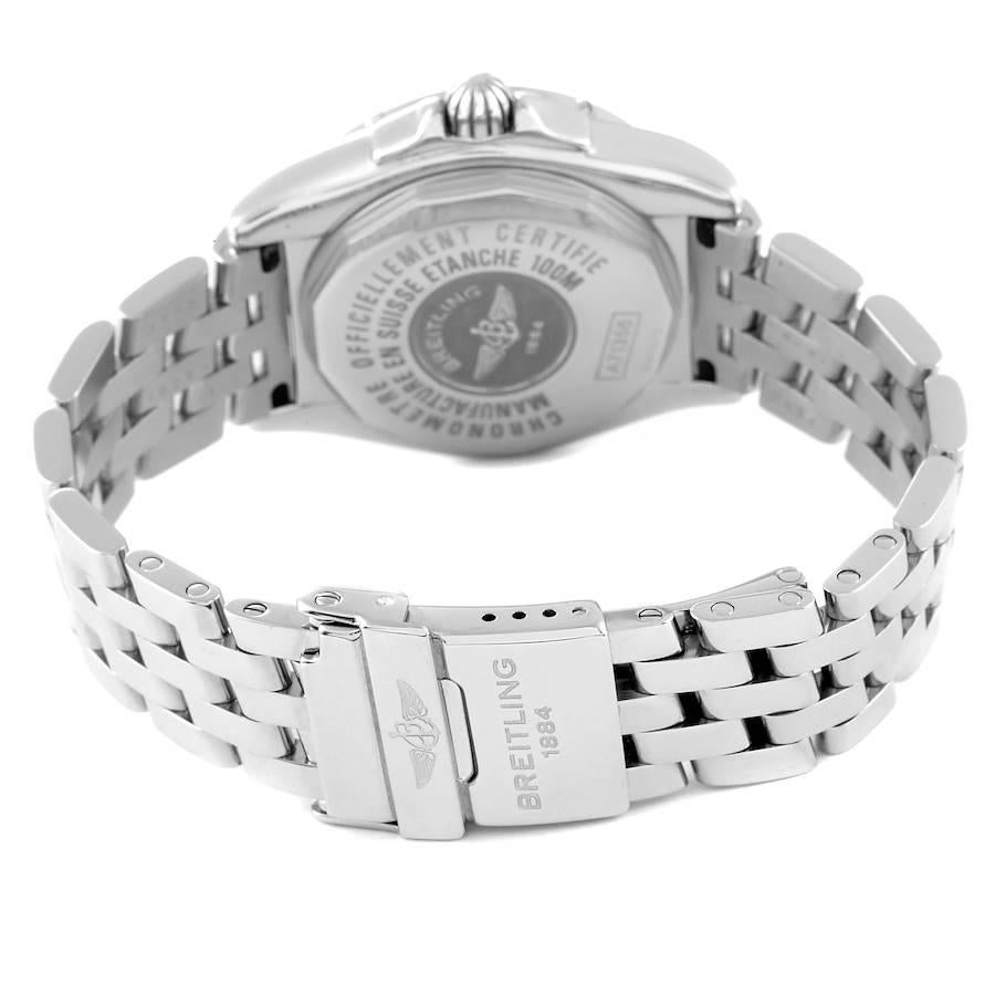 Stahl-Damenuhr A71356 Box mit Galactic Bronze-Diamant-Zifferblatt von Breitling 1