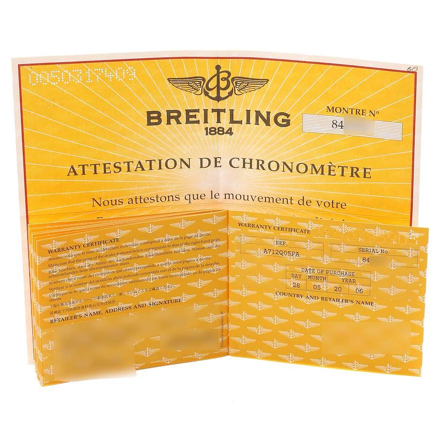 Montre Breitling Galactic Bronze Diamond Dial A71356 en acier, pour femmes, avec boîte et papiers d'origine 5