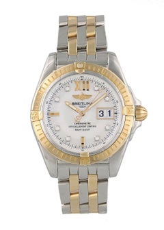 Breitling Galactic C49350 Mother of Pearl Dial Box Papers