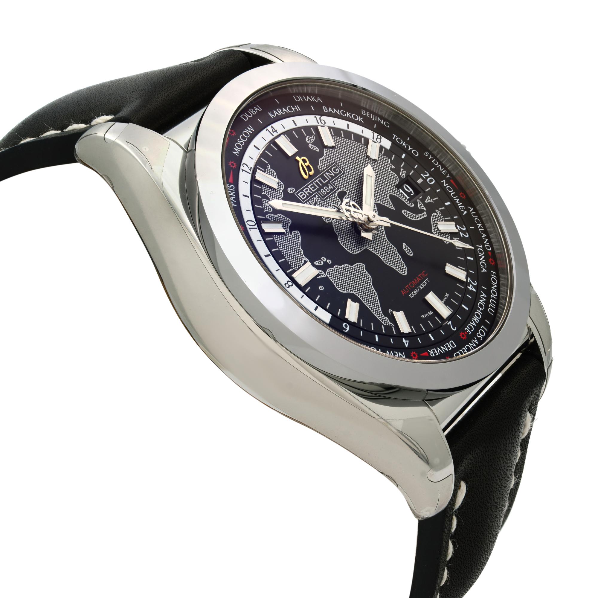 breitling galactic unitime sleekt