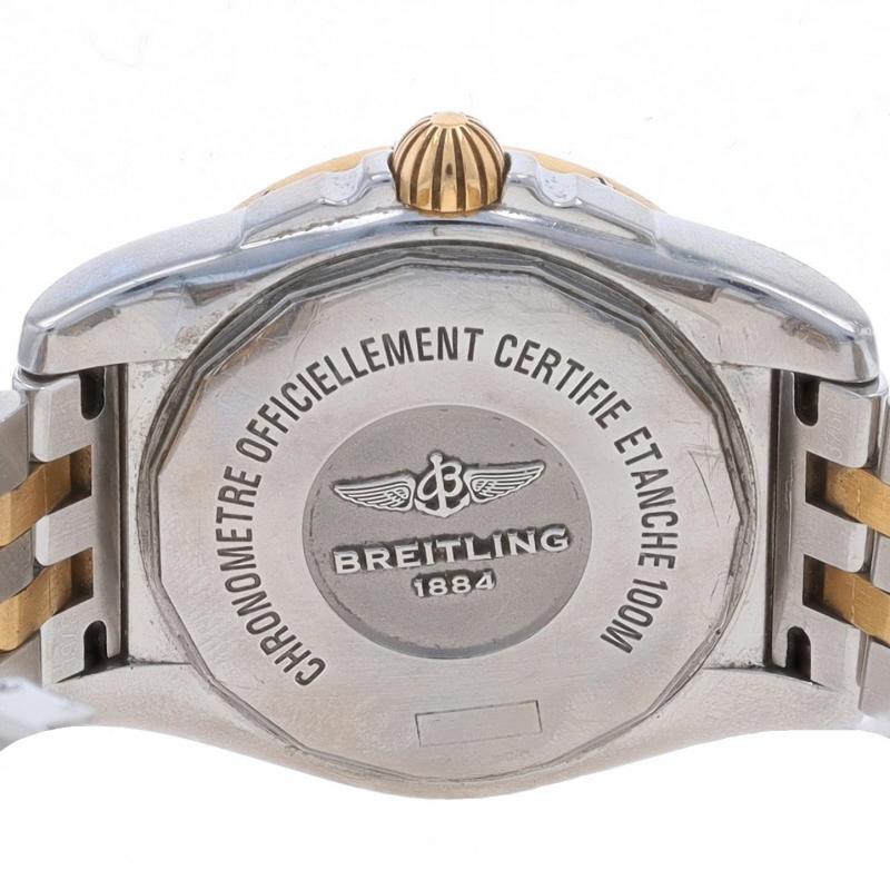 Breitling Galactic Wristwatch - Stainless Steel Rose Gold 18k Automatic 1Yr Wnty For Sale 2