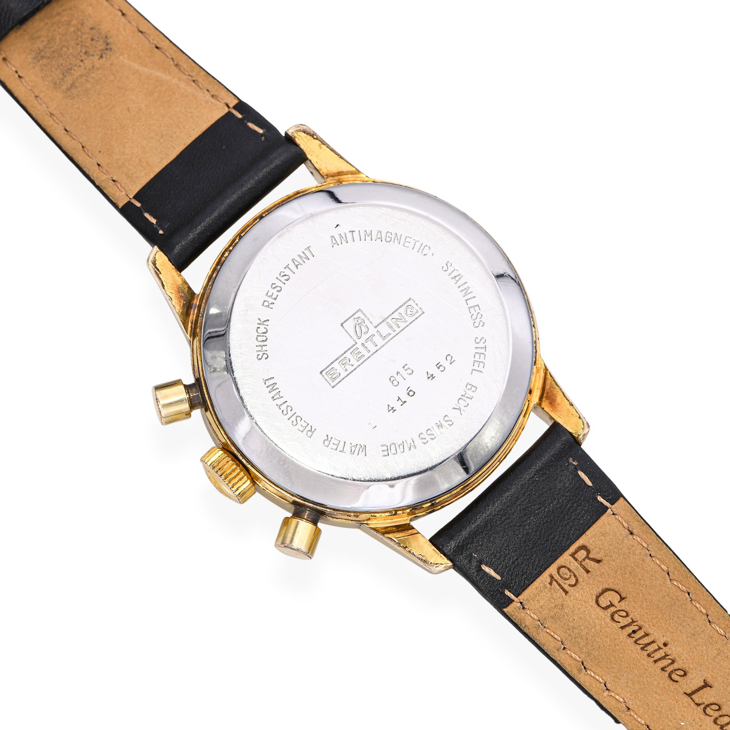 Uomo Orologio da uomo Breitling Genève Panda Dial Top Time Chronograph Ref. 815 in vendita