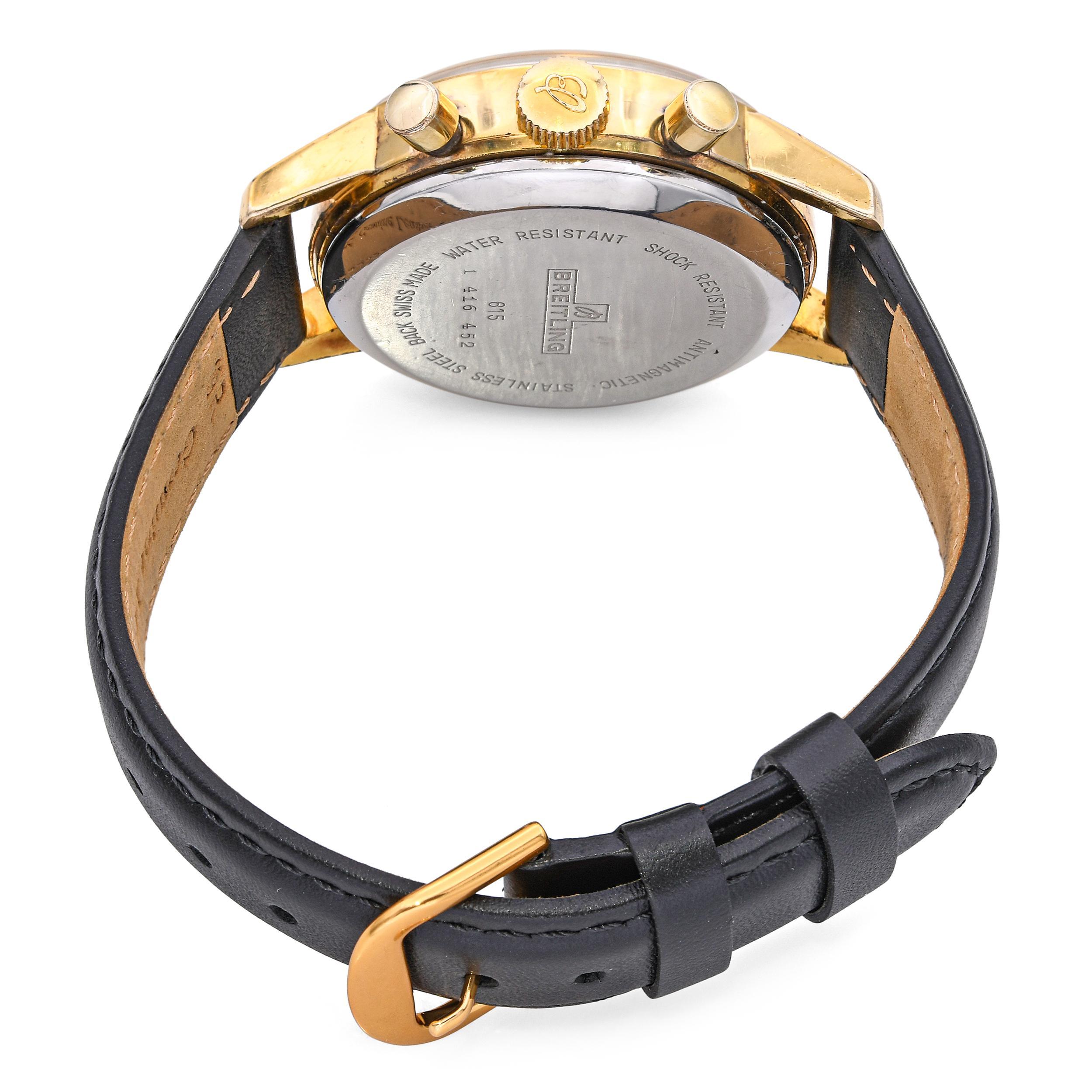 Orologio da uomo Breitling Genève Panda Dial Top Time Chronograph Ref. 815 in vendita 1