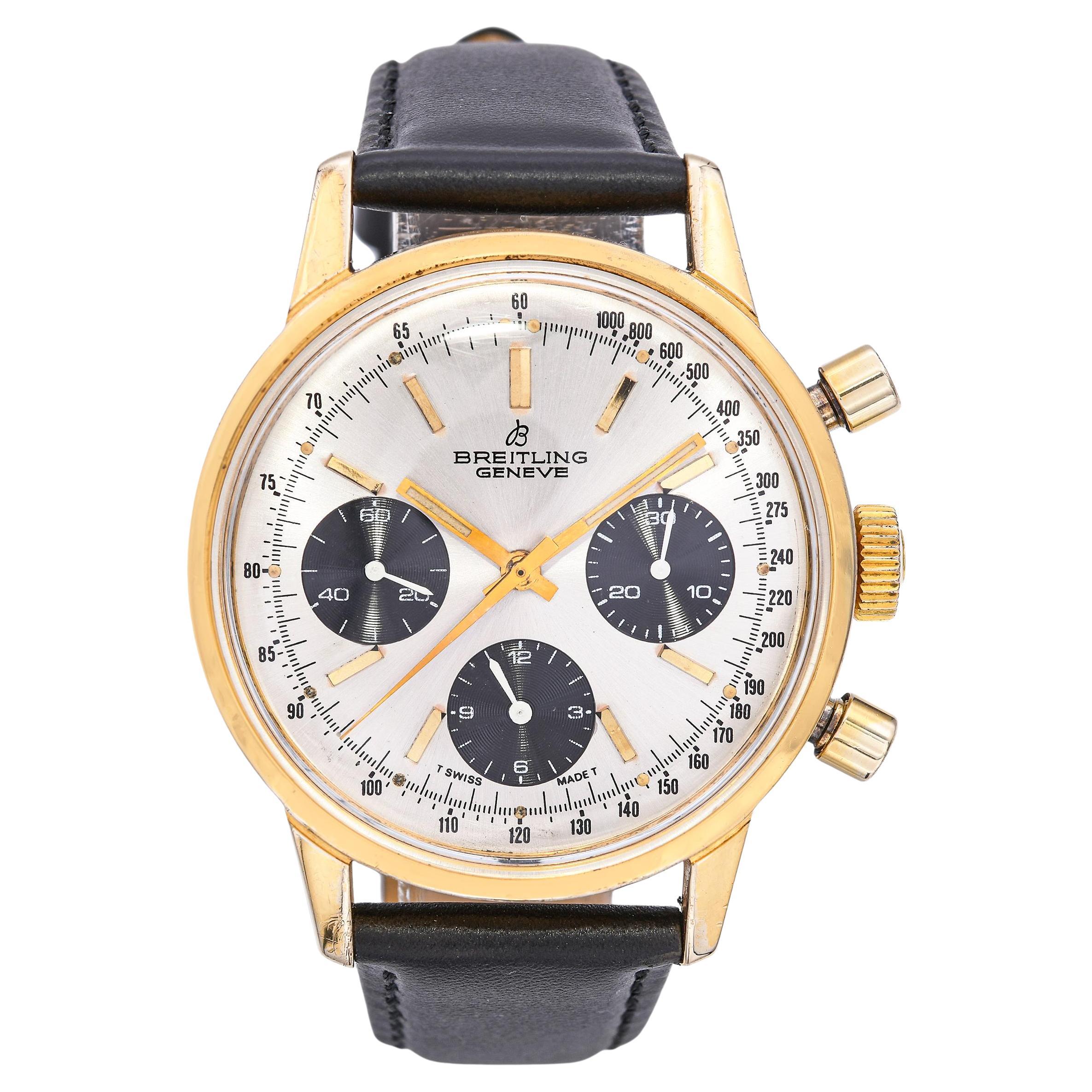 Orologio da uomo Breitling Genève Panda Dial Top Time Chronograph Ref. 815