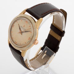 Breitling Geneve ref 2907, 36mm gold plated stainless steel case, manual, c1950