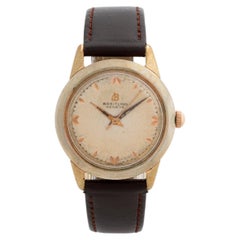 Breitling Geneve ref 2907, 36mm gold plated stainless steel case, manual, c1950