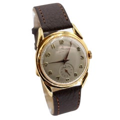 Breitling Gold "Cadette" Classic Men Wrist Ca. 1950. Watch