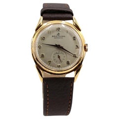 Breitling Gold "Cadette" Classic Men Wrist Ca. 1950. Watch