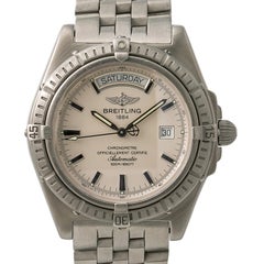 Breitling Headwind Day-Date A45355 Mens Automatic Watch Stainless