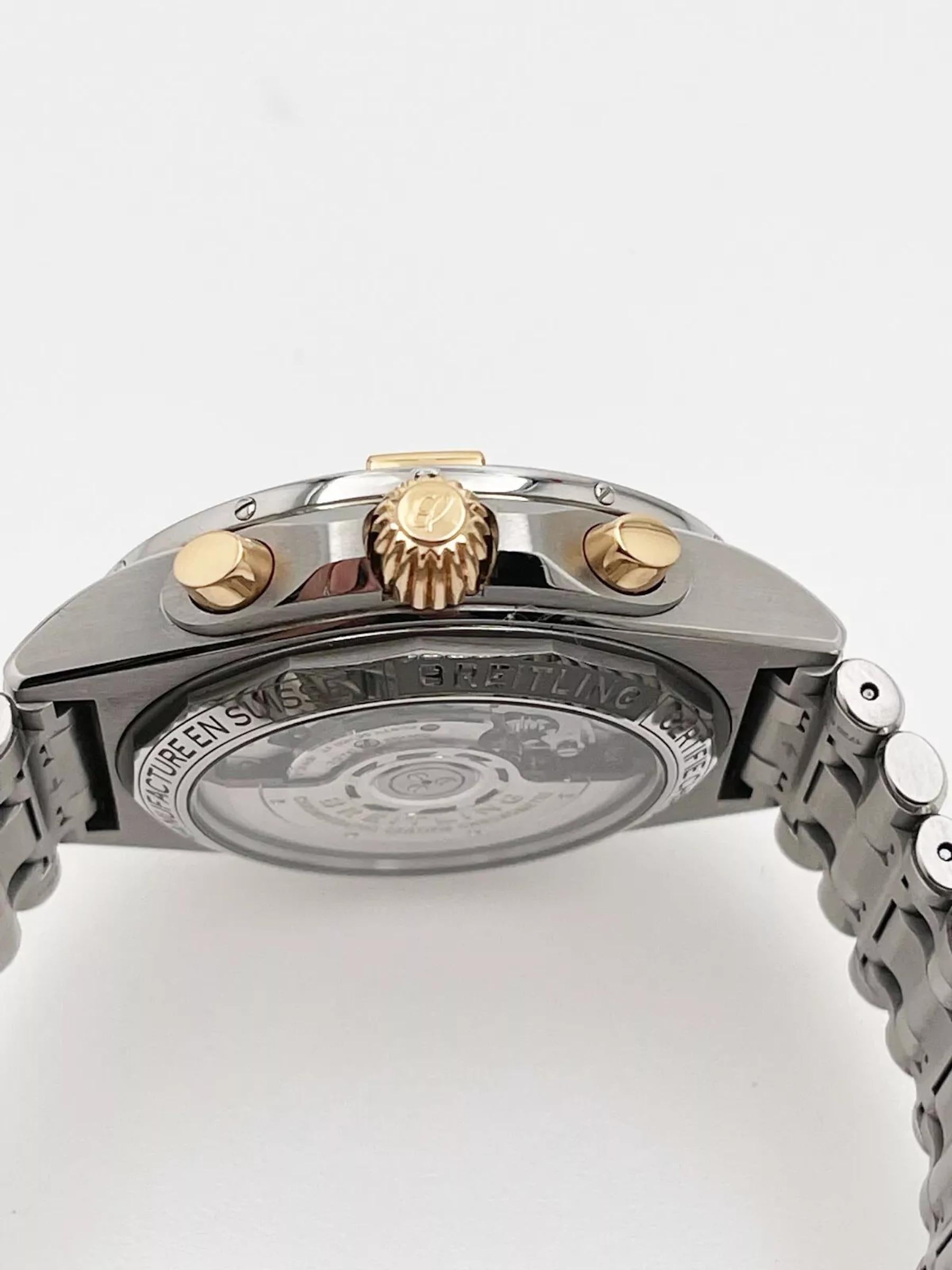 Breitling IB0134 Chronomat B01 42mm Stainless Steel 18K Rose Gold Box Paper 2