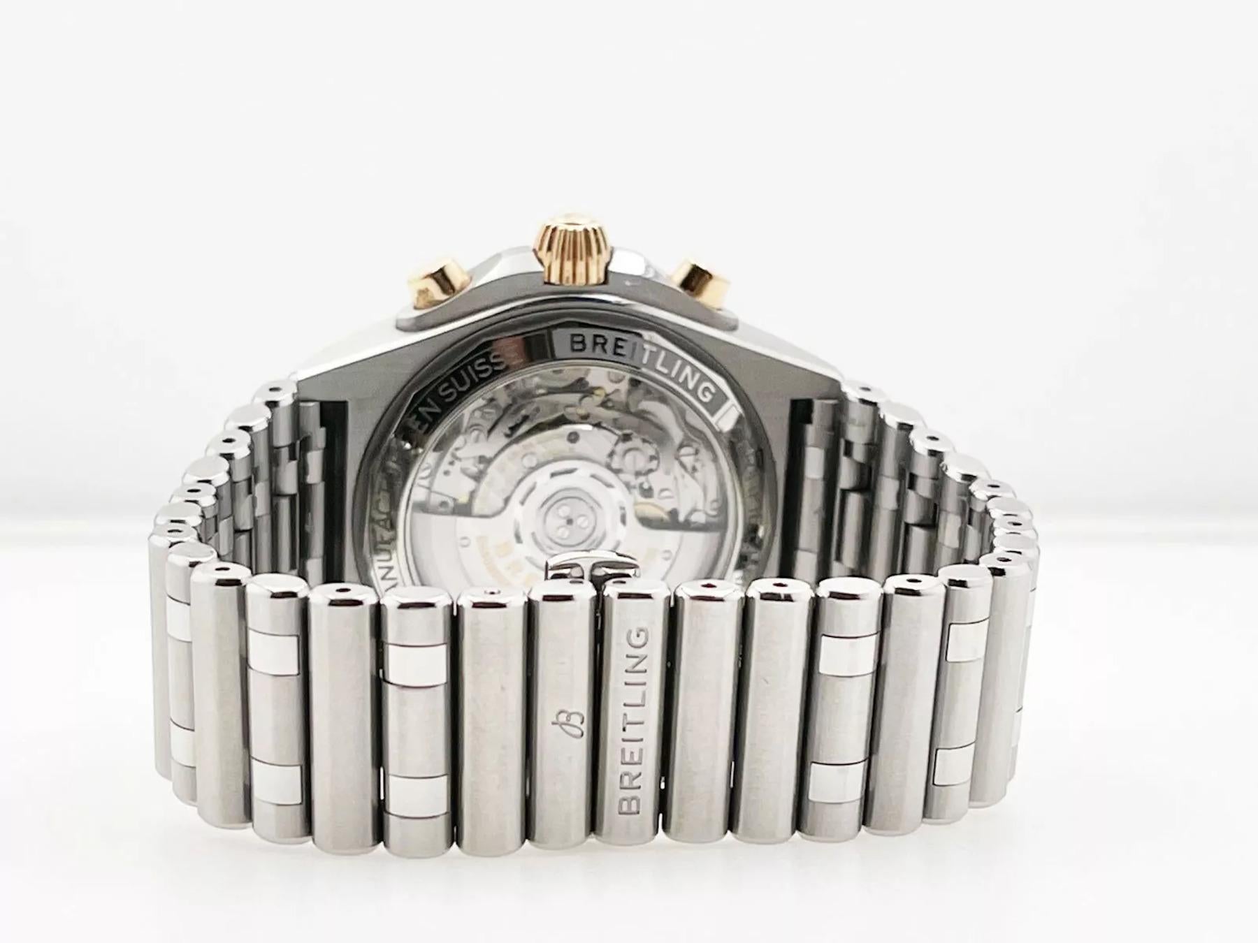 Breitling IB0134 Chronomat B01 42mm Stainless Steel 18K Rose Gold Box Paper 4