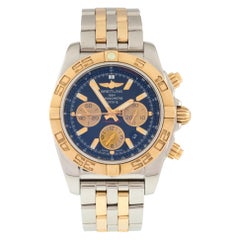 Used Breitling Men's Chronomat Automatic Watch SS and 18 Karat Rose Gold CB0110