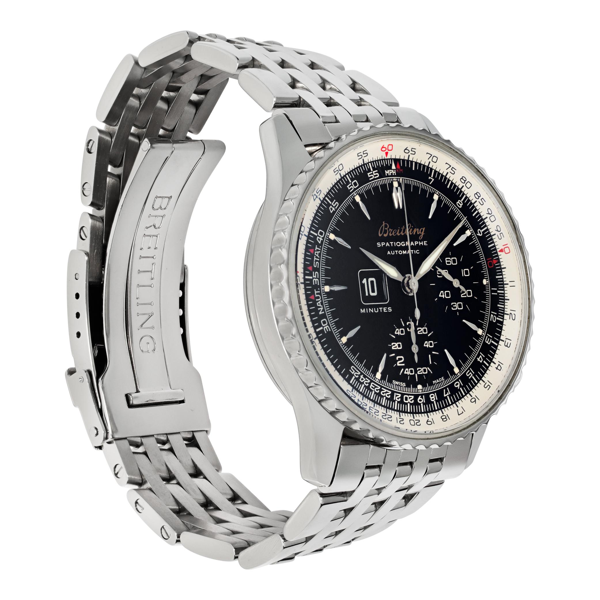 Breitling Montbrillant 41mm A36030 In Excellent Condition For Sale In Surfside, FL