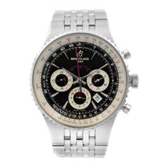 Breitling Montbrillant 47 Steel Black Silver Dial Men's Watch A2335121/BA93-445A