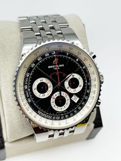 Breitling Montbrillant A23351 Black Dial Stainless Steel Paper 47mm