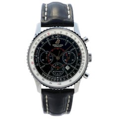 Breitling Montbrillant A41370, Black Dial, Certified and Warranty