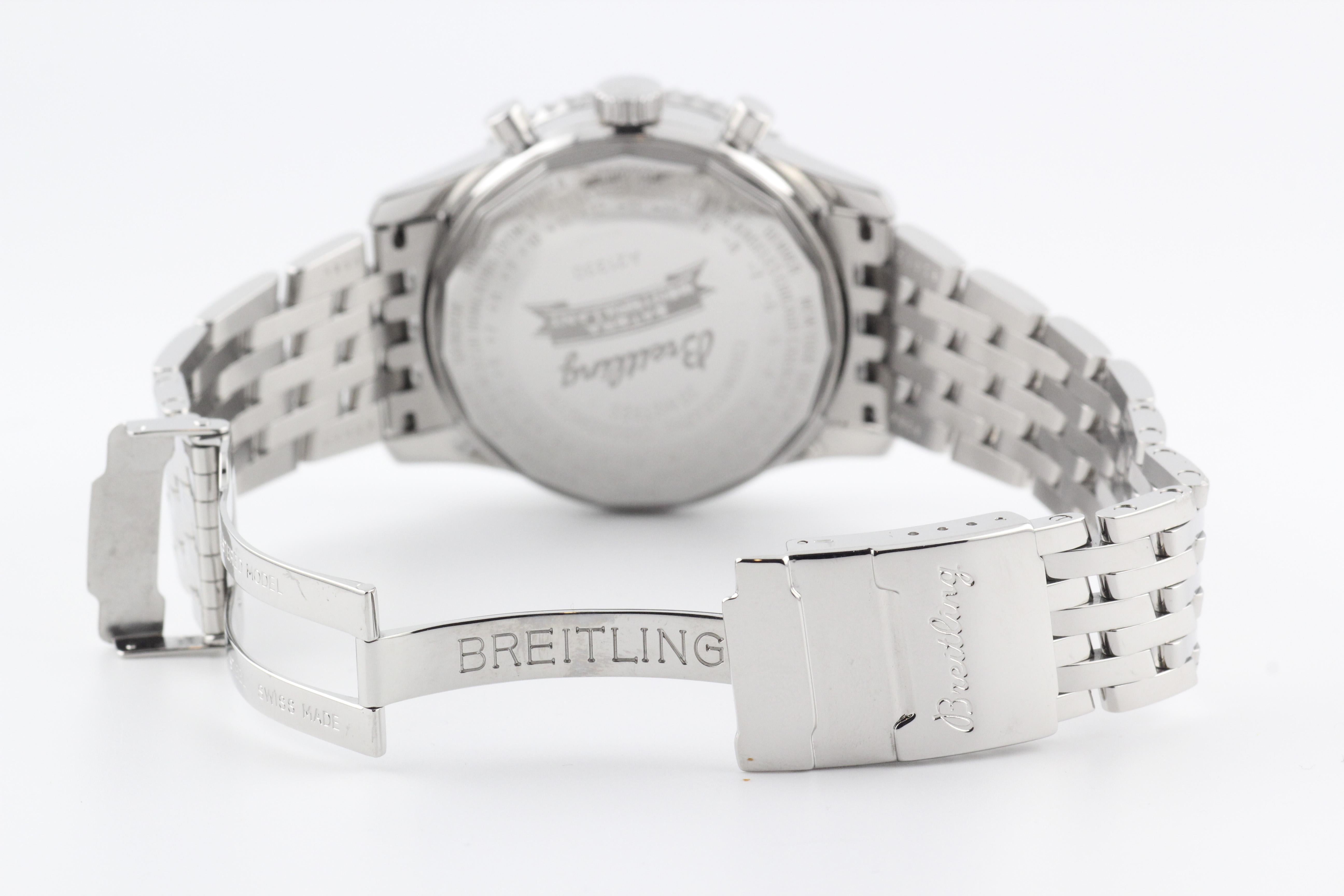 Breitling Montbrillant Datora 3X Calendar Chronograph Wristwatch A21330 2
