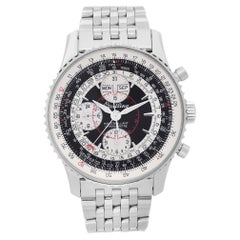 Used Breitling Montbrillant Datora Steel Panda Dial Automatic Watch A2133012/B993SS