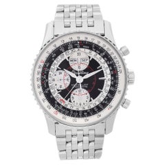 Automatikuhr A2133012/B993SS von Breitling Montbrillant Datora aus Stahl mit Panda-Zifferblatt