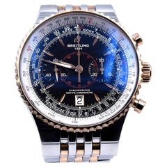 Breitling Montbrillant Legende Uhr aus 18 Karat Gold und Edelstahl Ref.C2334
