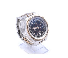 Breitling Montbrillant Legende Uhr aus 18 Karat Gold und Edelstahl Ref.C2334