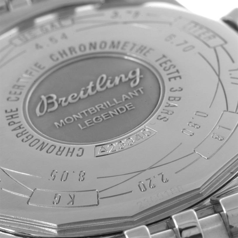 Breitling Montbrillant Legende Stainless Steel Men's Watch A23340 3