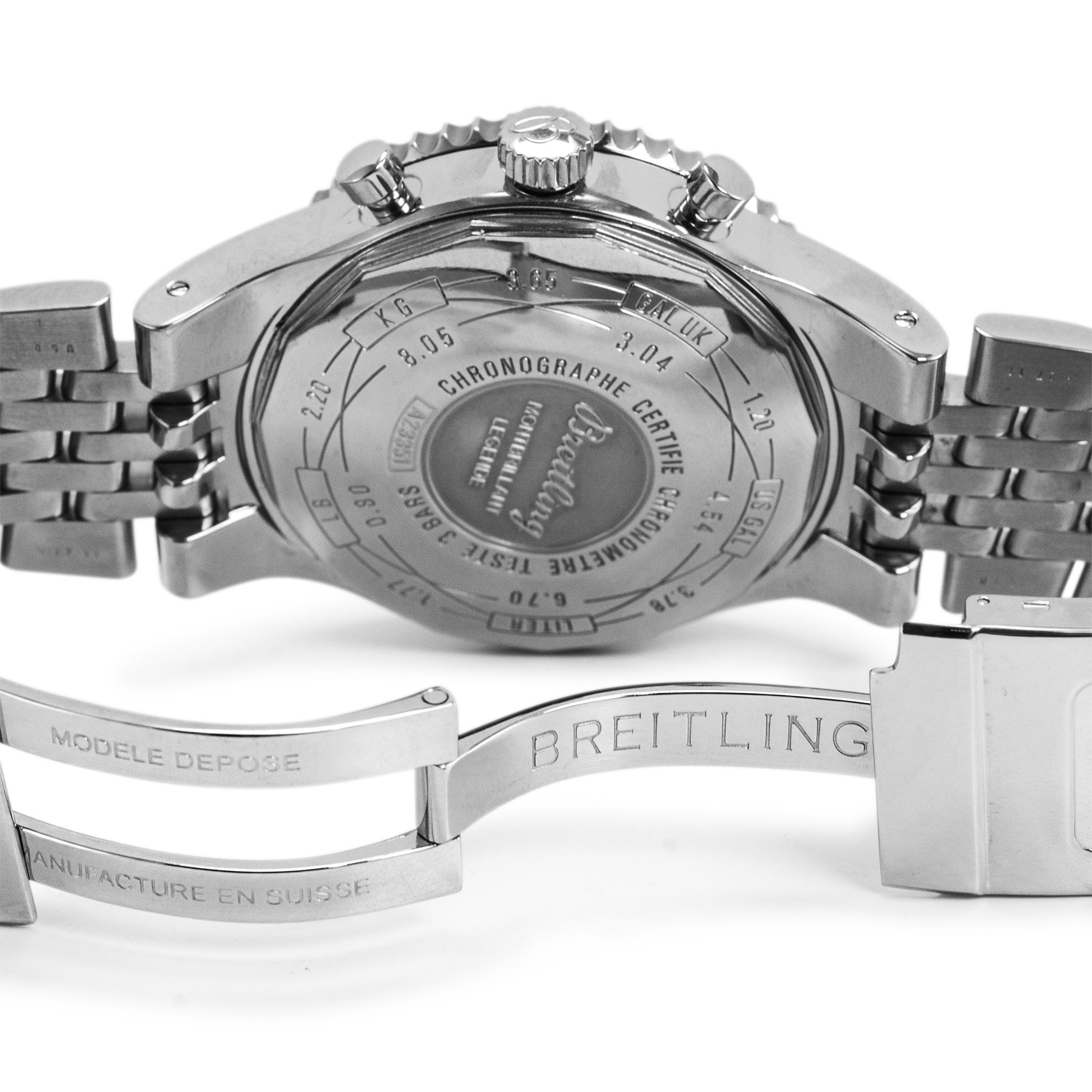 Orologio Breitling Montbrillant Limited Edition 47MM A23351A6/G741 Steele in vendita 2