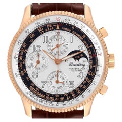 Breitling Montbrillant Olympus Rose Gold Mens Watch H19350 Box Papers