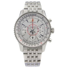 Breitling Montbrillant Steel Silver Dial Automatic Mens Watch AB013012/G709-448A