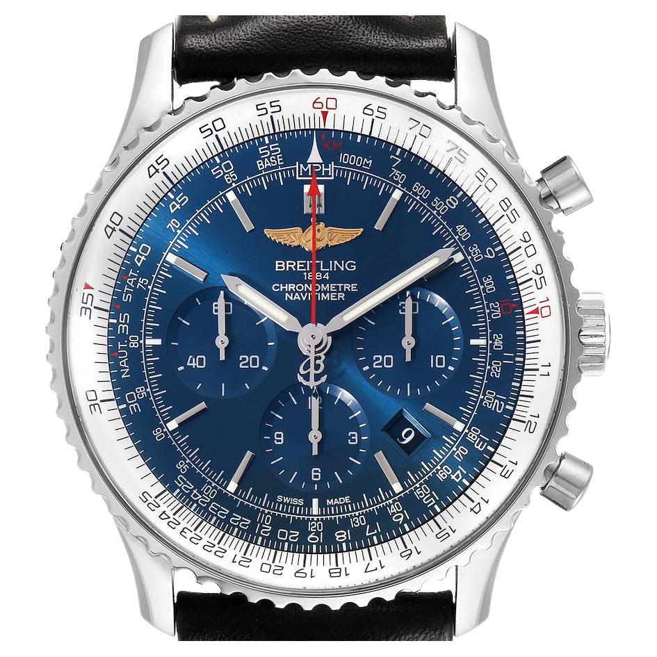 Breitling Navitimer II Black Dial 18 Karat Yellow Gold Men’s Watch