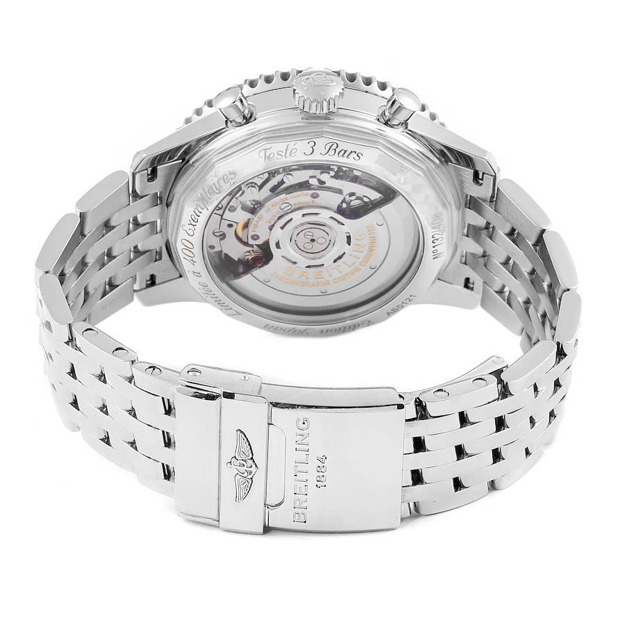 Breitling Navitimer 01 Schwarzes Zifferblatt Limitierte Auflage von Uhr AB0121 Box Papiere im Angebot 2