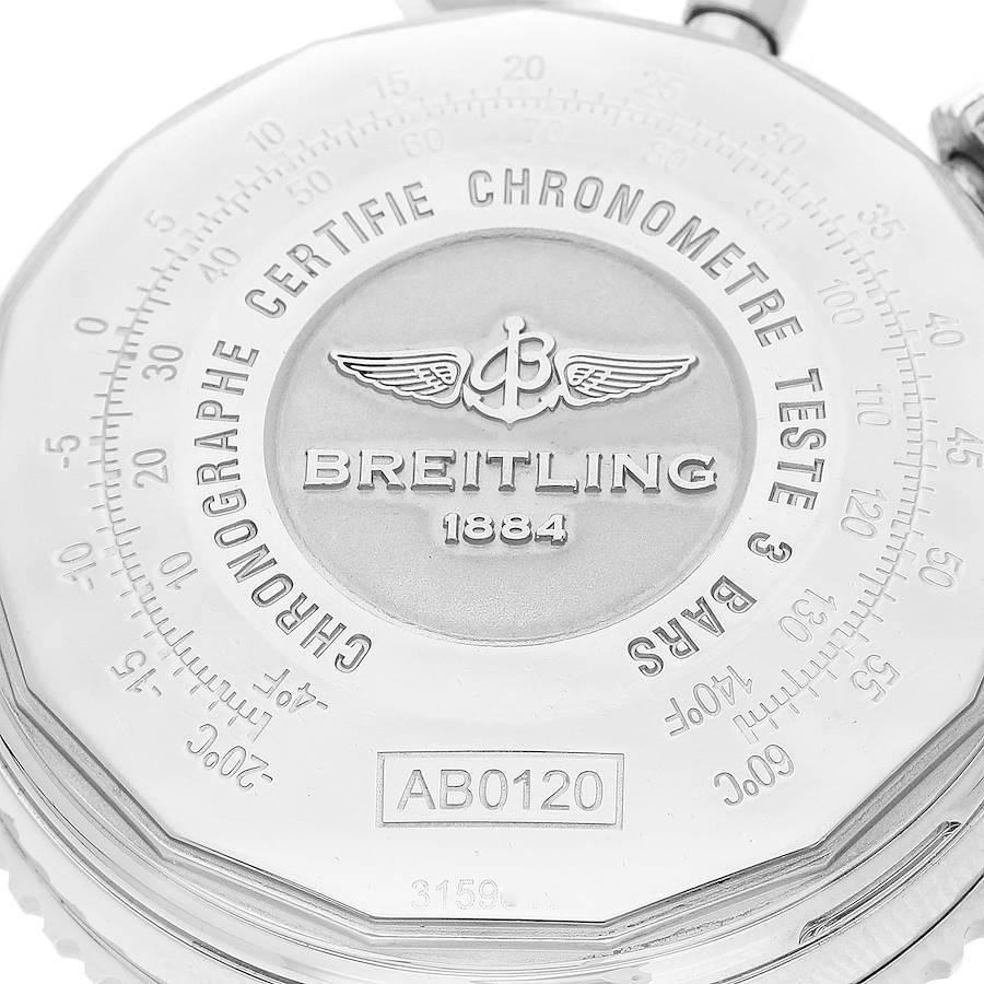 Breitling Navitimer 01 Black Dial Steel Mens Watch AB0120 3