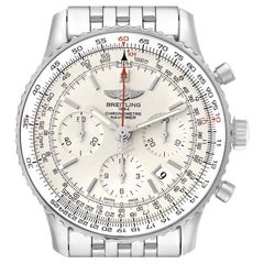 Breitling Navitimer 01 Limited Edition Silver Dial Steel Mens Watch AB0123