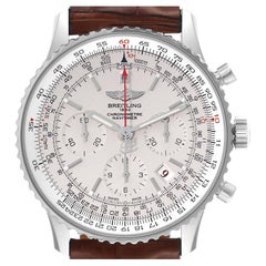 Breitling Navitimer 01 Limited Edition Silver Dial Steel Mens Watch AB0123