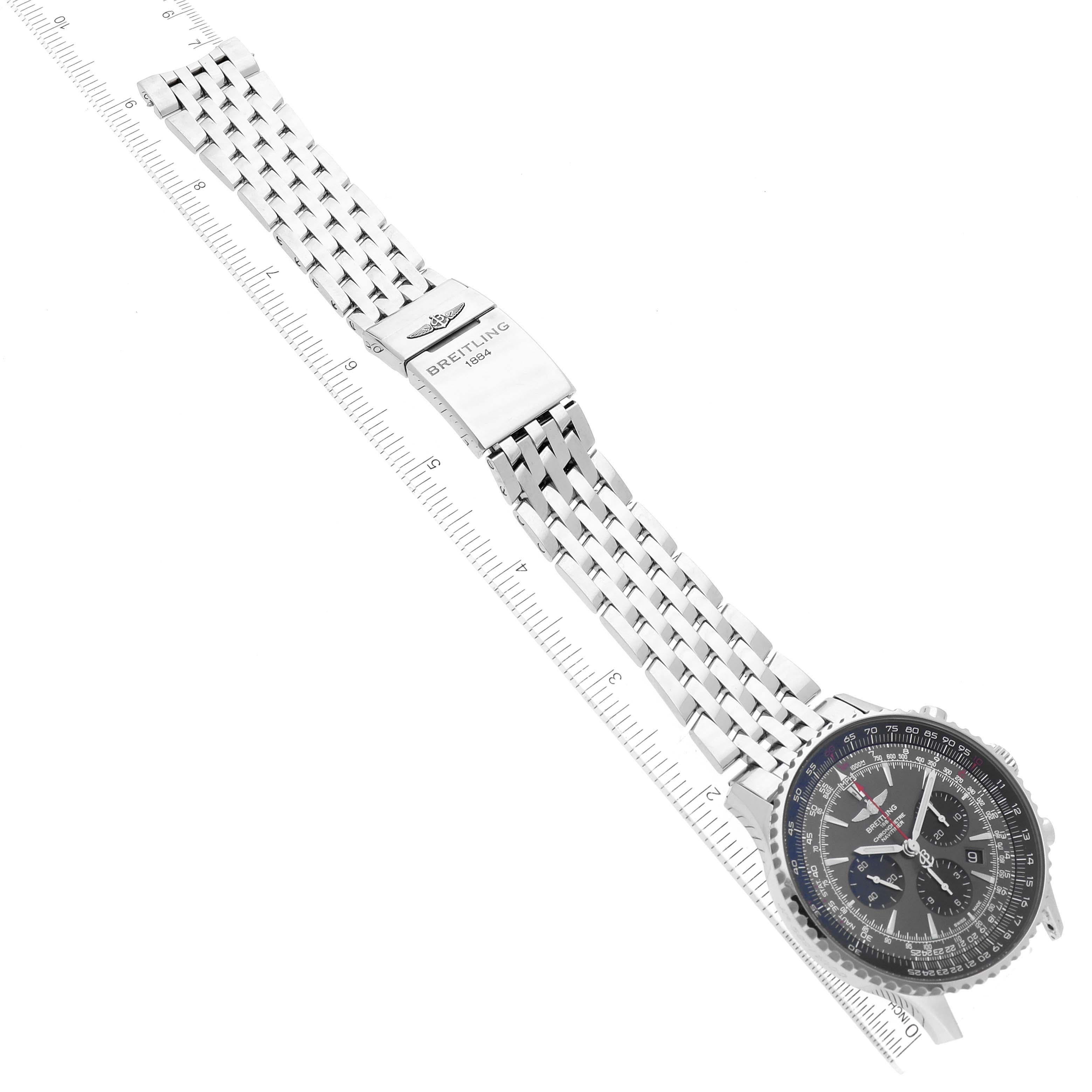 Breitling Navitimer 01 Limited Edition Steel Mens Watch AB0127 Box Card 6
