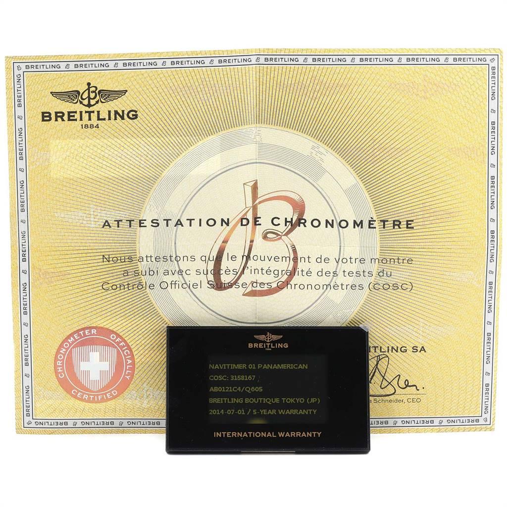 Breitling Navitimer 01 Panamerican: Armbanduhr AB0121, limitierte Auflage im Angebot 2