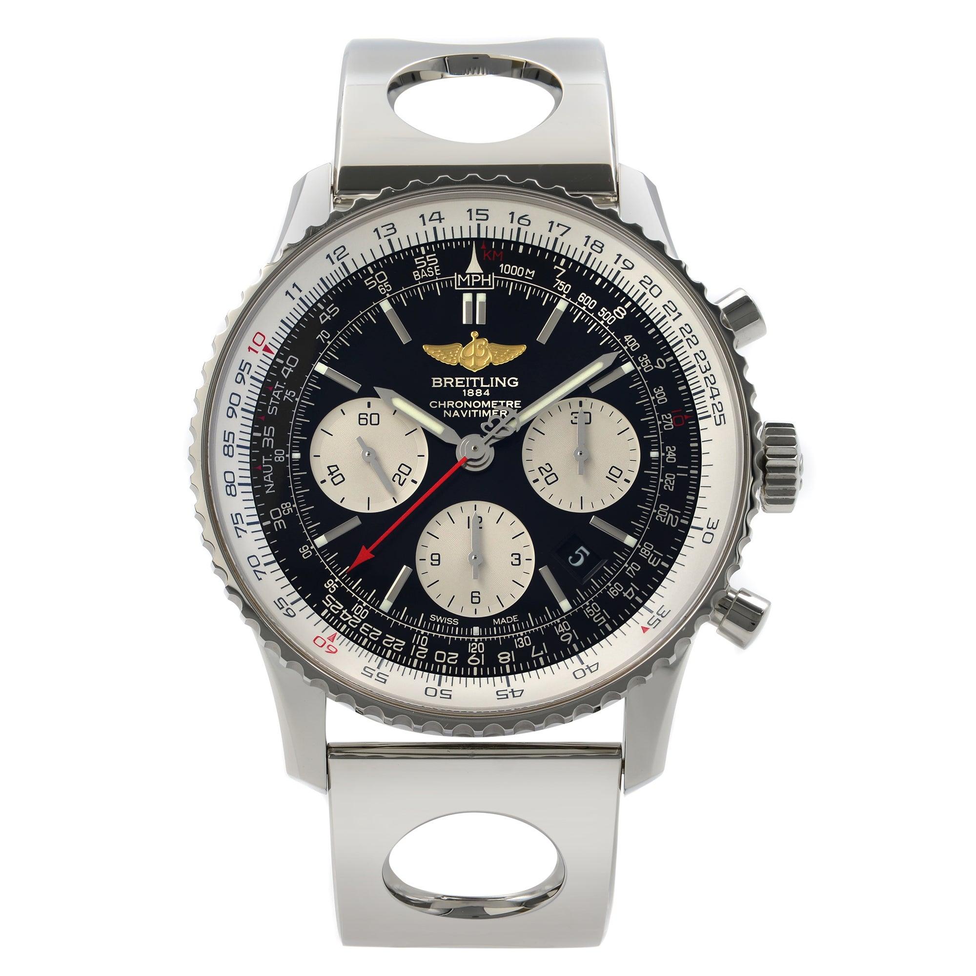 Breitling Navitimer 01 Steel Black Dial Automatic Men's Watch AB012012/BB01-222A