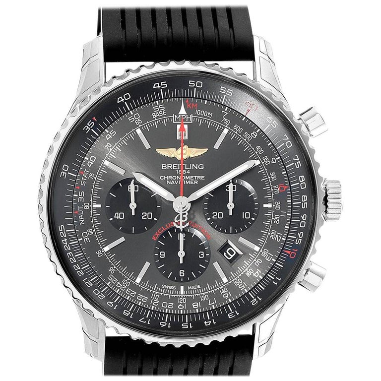 breitling navitimer grey dial