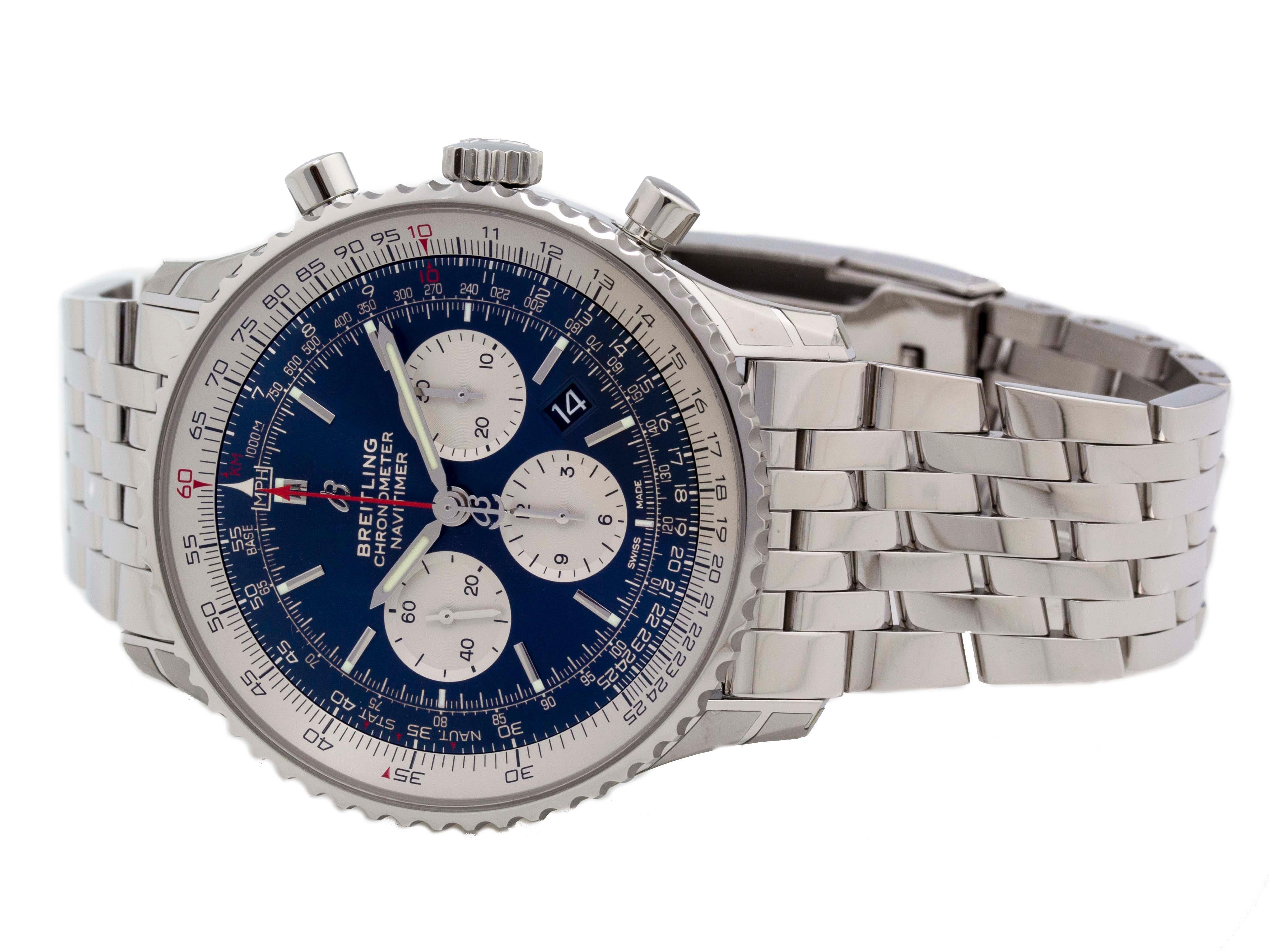 Breitling Navitimer 1 AB0127211/C1A1 In Excellent Condition For Sale In Willow Grove, PA
