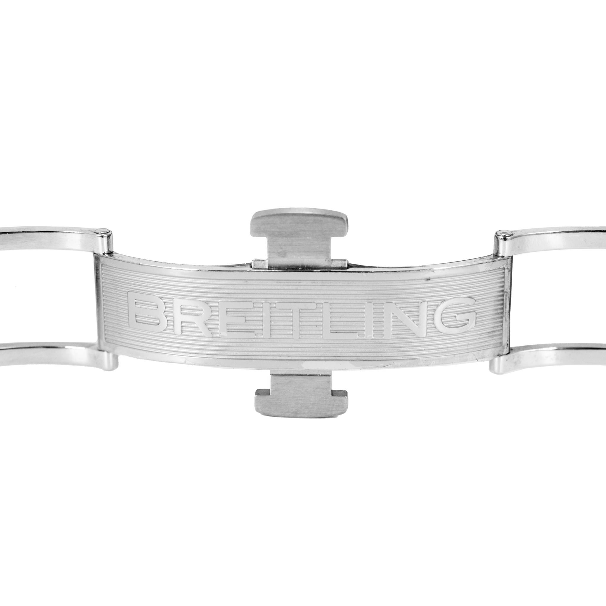 Breitling Navitimer 1 B01 41MM ab0139211l1a1 Mintgrün Chronograph Stahl Uhr im Angebot 3