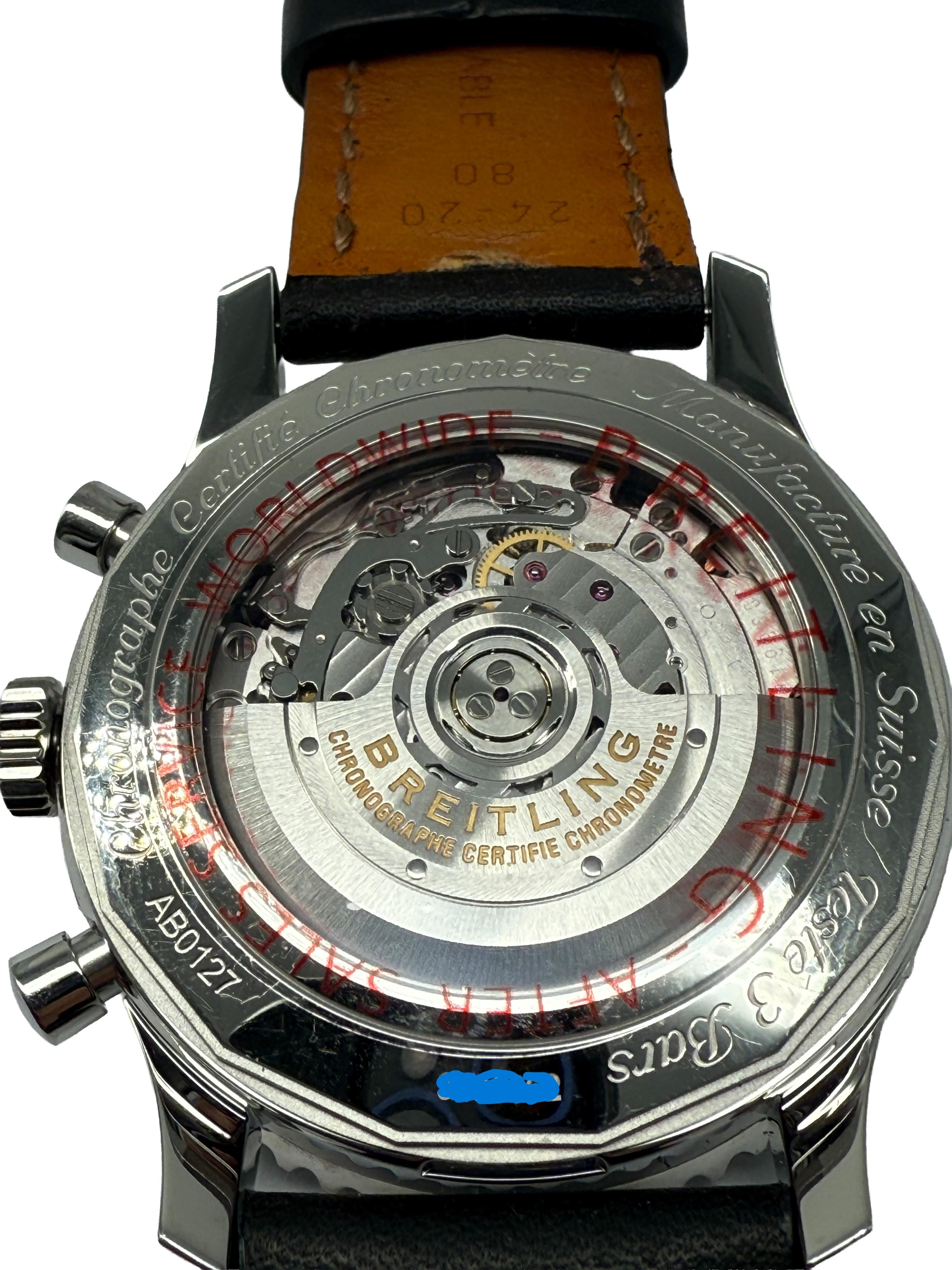 Breitling Navitimer 1 B01 Chronograph – Reference AB0127211B1X1 For Sale 3