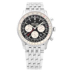 Breitling Navitimer 1 Black Dial Steel Automatic Men's Watch AB0127211B1A1