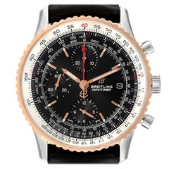Breitling Navitimer 1 Chronograph 41 Steel Rose Gold Mens Watch U13324 Box Card