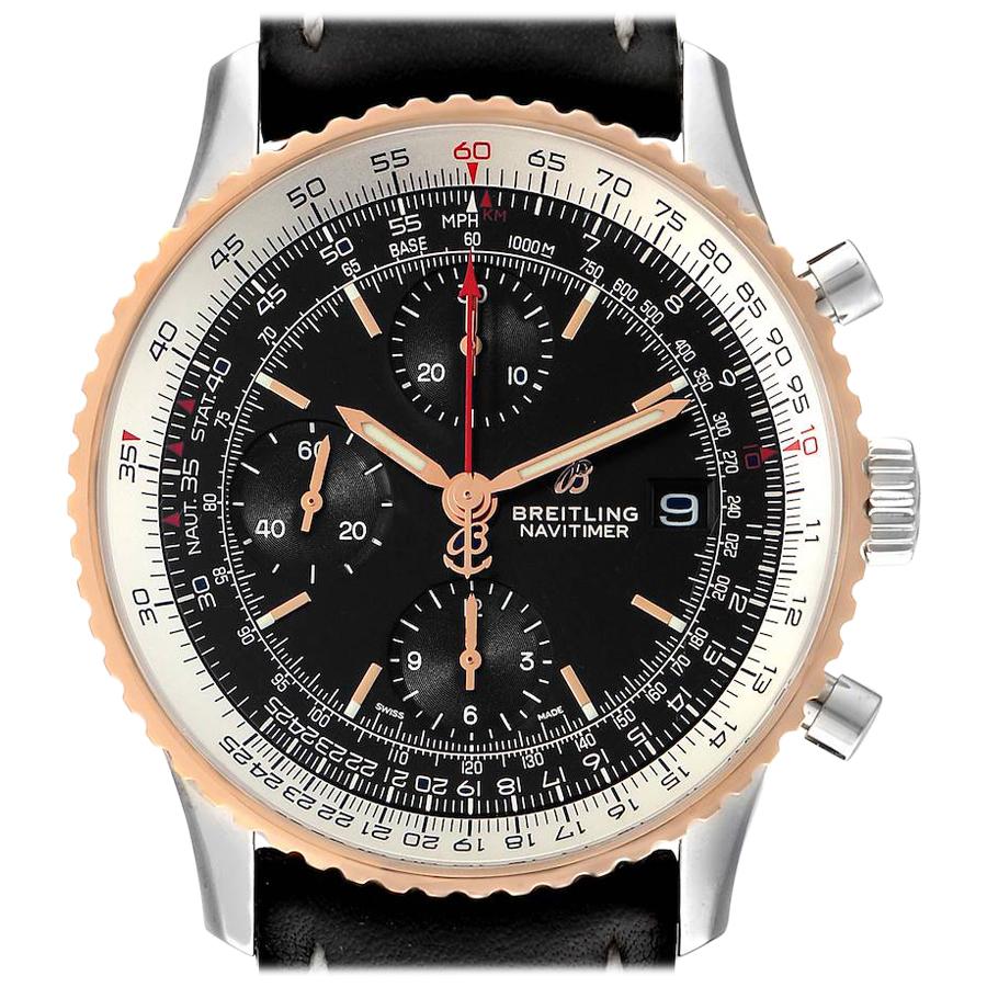 Breitling Navitimer 1 Chronograph 41 Steel Rose Gold Men's Watch U13324