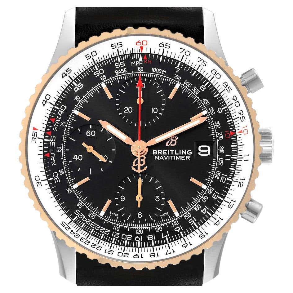 Navitimer Gmt Breitling Navitimer Chronograph GMT 46 at 1stDibs