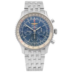 Breitling Navitimer 1 Chronograph Steel Blue Dial Watch AB012721/CA05-453A