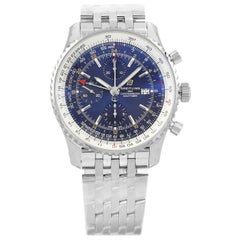 Breitling Navitimer 1 GMT Steel Automatic Blue Dial Men’s Watch A24322121C2A1