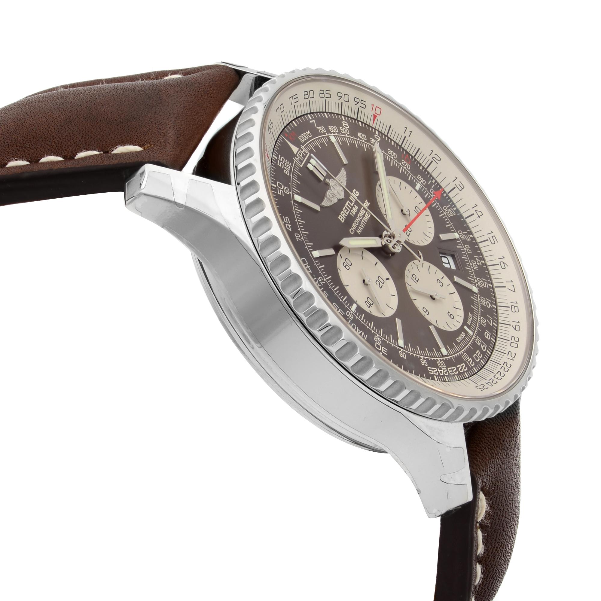 breitling brown dial