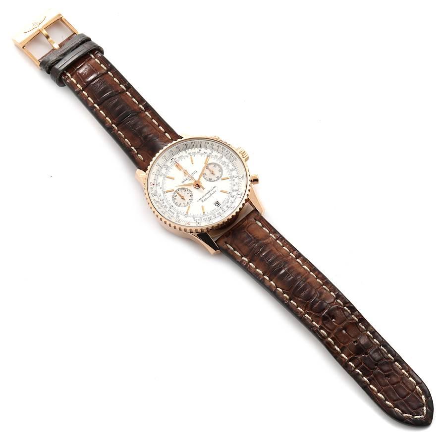 LE Breitling Navitimer 125. Jahrestag LE Herrenuhr A26322 Box Papiere im Angebot 7
