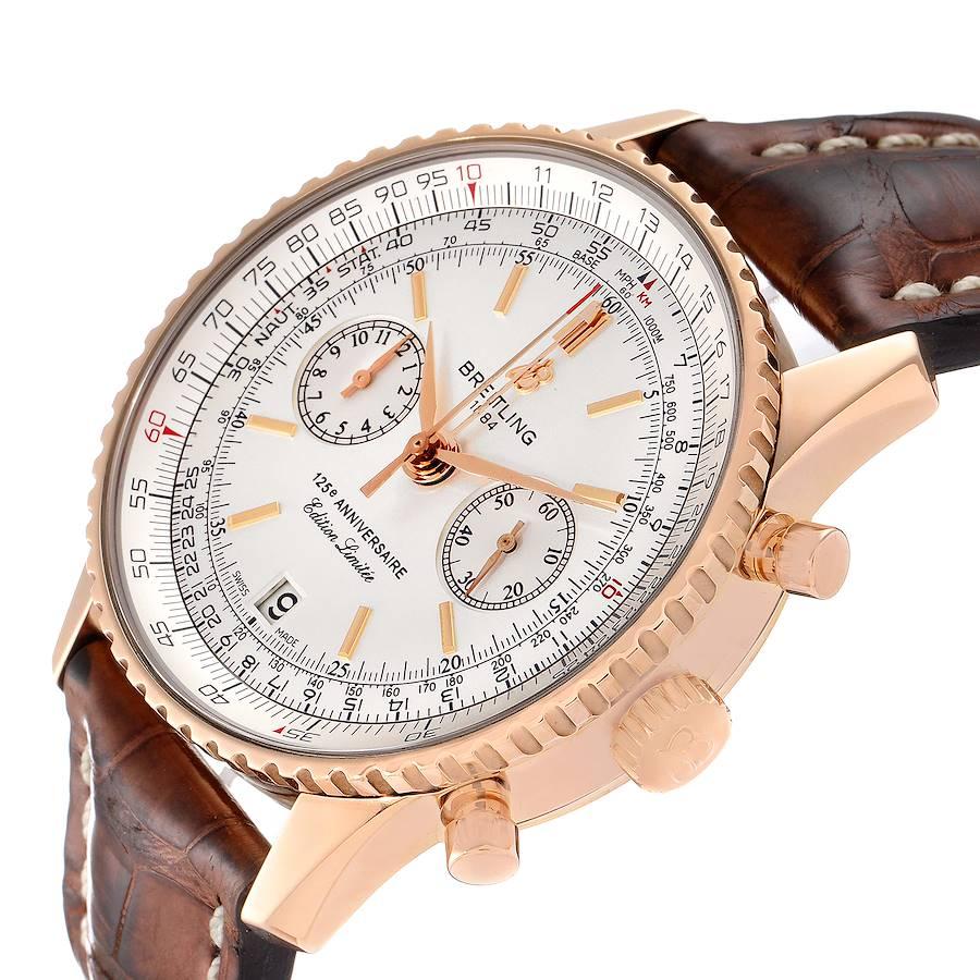 LE Breitling Navitimer 125. Jahrestag LE Herrenuhr A26322 Box Papiere im Angebot 2